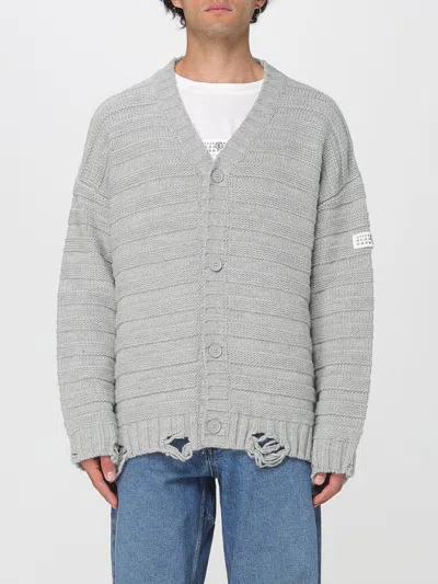 MM6 MAISON MARGIELA CARDIGAN MM6 MAISON MARGIELA MEN COLOR GREY,H28524020