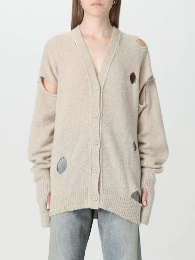Mm6 Maison Margiela Cardigan  Woman Color Beige