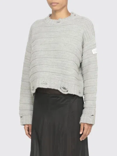 Mm6 Maison Margiela Cardigan  Woman Color Grey In Gray