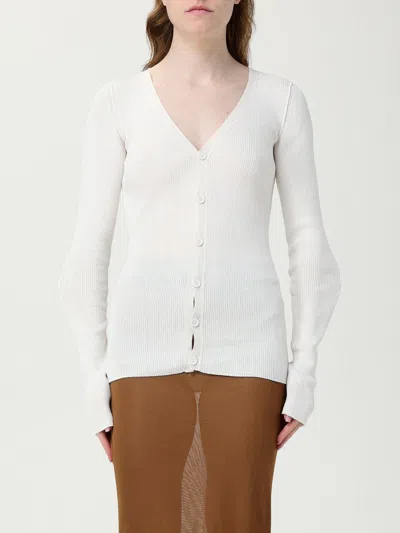 Mm6 Maison Margiela Cardigan  Woman Color White
