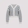 Mm6 Maison Margiela Mm6 By Maison Margiela Cropped Knit Cardigan With Button Closure