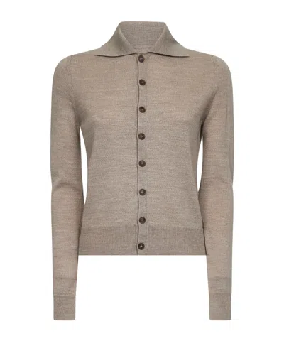 MM6 MAISON MARGIELA MM6 MAISON MARGIELA KNITTED BUTTONED CARDIGAN