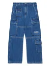 Mm6 Maison Margiela Cargo-pocket Jeans In Blue