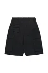 Mm6 Maison Margiela Shorts Cargo Con Numeric Logo In Black