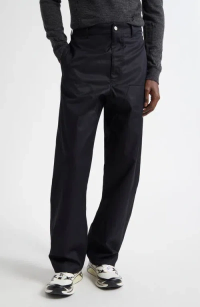 Mm6 Maison Margiela Carpenter Pants In Black