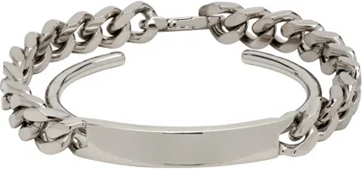 Mm6 Maison Margiela Chain Bracelet In Silver