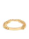 Mm6 Maison Margiela Chain-detail Cuff Bracelet In Gold