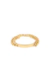 Mm6 Maison Margiela Chain-detail Cuff Bracelet In Yellow