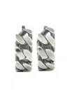 Mm6 Maison Margiela Chain-link Hoop Earrings