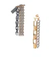 Mm6 Maison Margiela Chain-link Dangle Earrings In Gray