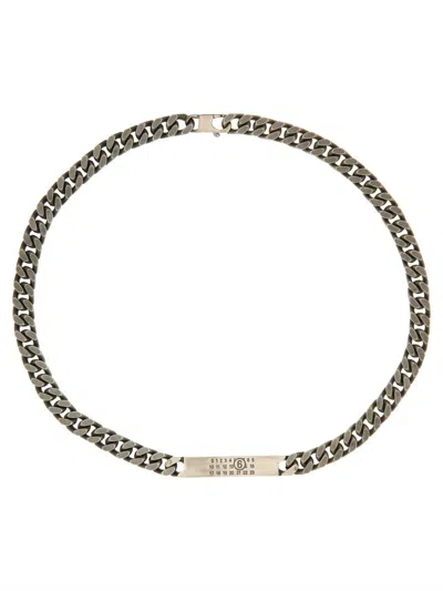 Mm6 Maison Margiela Chain Necklace In Silver