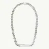 Mm6 Maison Margiela Chain Necklace In Silver