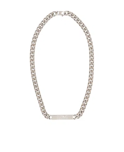 Mm6 Maison Margiela Chain Necklace In Yellow