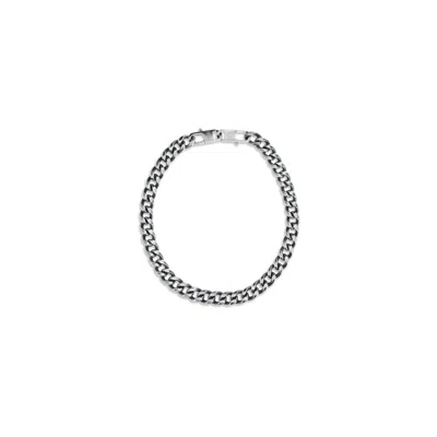 Mm6 Maison Margiela Chain Women's Necklace In Silver