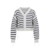 Mm6 Maison Margiela Mm6 By Maison Margiela Chalk White Cotton Cardigan