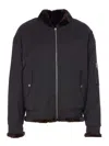 Mm6 Maison Margiela Down Jacket Frontal Zip Closure In Blue