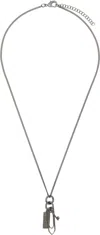 Mm6 Maison Margiela Found Objects Necklace In Metallic