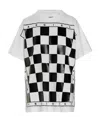 Mm6 Maison Margiela Checkerboard Print T-shirt In Multi