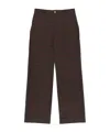 Mm6 Maison Margiela Checked Trousers In Black