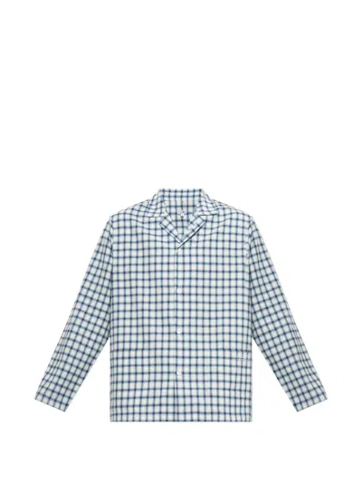Mm6 Maison Margiela Check-pattern Pajama Top In Multi