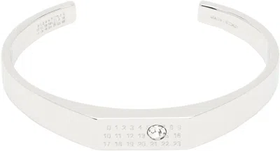 Mm6 Maison Margiela Chevalier Bracelet In Silver