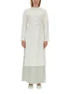 Mm6 Maison Margiela Numbers-motif Long T-shirt In White
