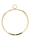 Mm6 Maison Margiela Mm6 By Maison Margiela Gold-tone Minimalist Choker Necklace In Gold