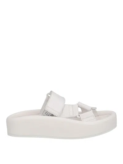 Mm6 Maison Margiela Chunky Sandals In Beige