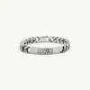 Mm6 Maison Margiela Classic Chain Bracelet In Silver
