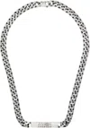 Mm6 Maison Margiela Classic Chain Necklace In Brown