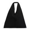 Mm6 Maison Margiela Classic Japanese Triangular Mesh Handbag In Black