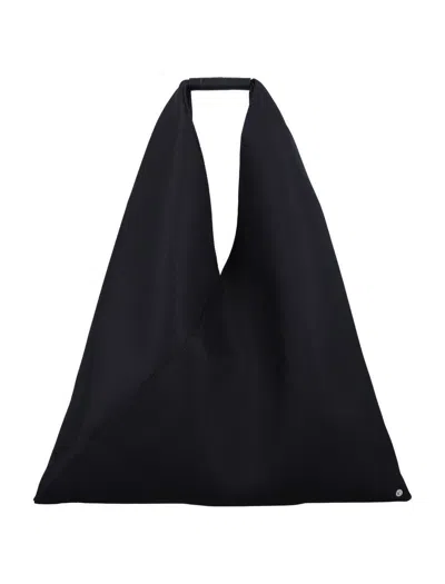 Mm6 Maison Margiela Classic Japanese Mesh Bag In Black