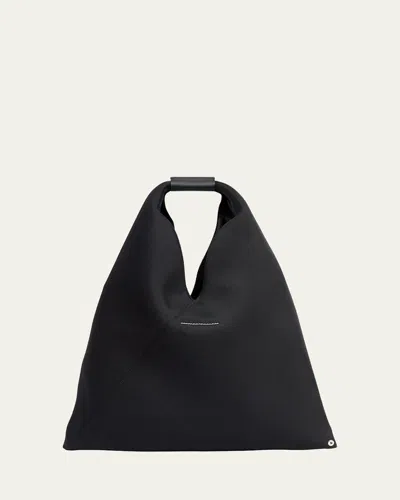 Mm6 Maison Margiela Classic Japanese Mesh Shoulder Bag In Black