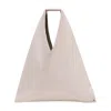 Mm6 Maison Margiela Classic Japanese Shoulder Bag In White