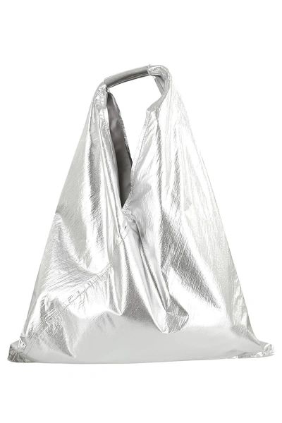 Mm6 Maison Margiela Japanese Classic Bag In Silver