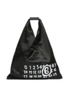 Mm6 Maison Margiela Classic Japanese Tote Bag With Print In Black