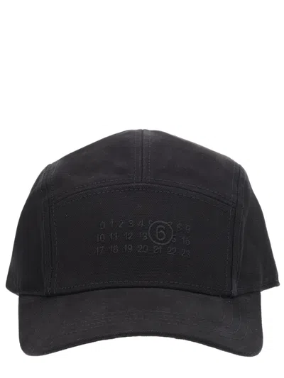 Mm6 Maison Margiela Classic Logo Baseball Cap In Orange