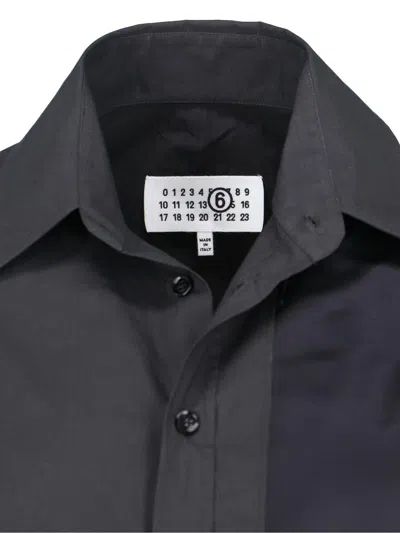 Mm6 Maison Margiela Classic Shirt In Black
