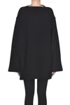 Mm6 Maison Margiela Cloth Cape In Black