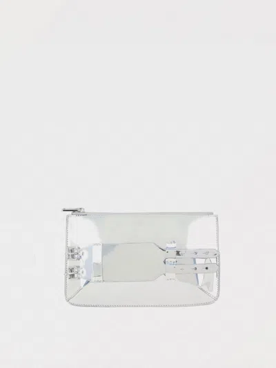 Mm6 Maison Margiela Clutch  Woman Color Silver