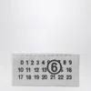 Mm6 Maison Margiela Etichetta Numeric Clutch In White