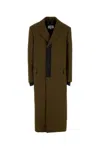 Mm6 Maison Margiela Numeric Signature Single-breasted Coat