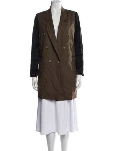 Pre-owned Mm6 Maison Margiela Coat In Brown