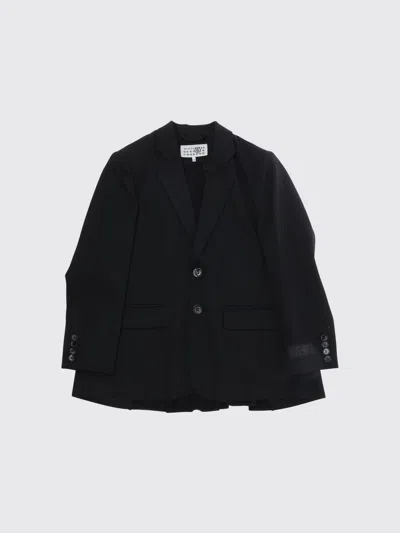 Mm6 Maison Margiela Coat Kids Color Black
