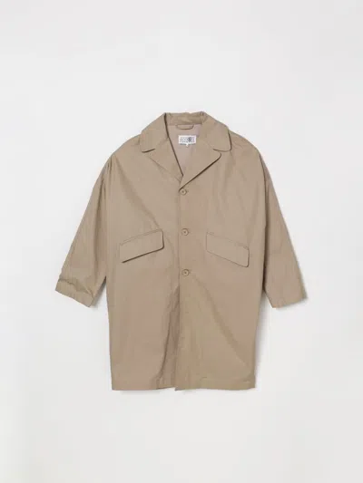 Mm6 Maison Margiela Coat Kids  In Brown