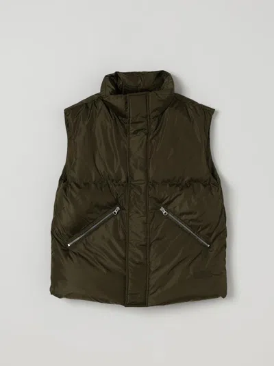 Mm6 Maison Margiela Coat  Kids Color Green