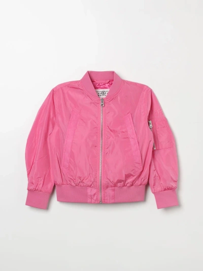 Mm6 Maison Margiela Coat  Kids Colour Pink