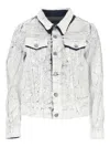 Mm6 Maison Margiela Coated-finish Denim Jacket