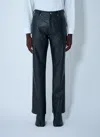 Mm6 Maison Margiela Coated Pants In Blue