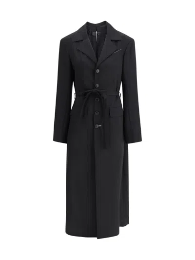 Mm6 Maison Margiela Coats In Black